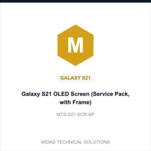 Galaxy S21 OLED Screen (Service Pack, with Frame)