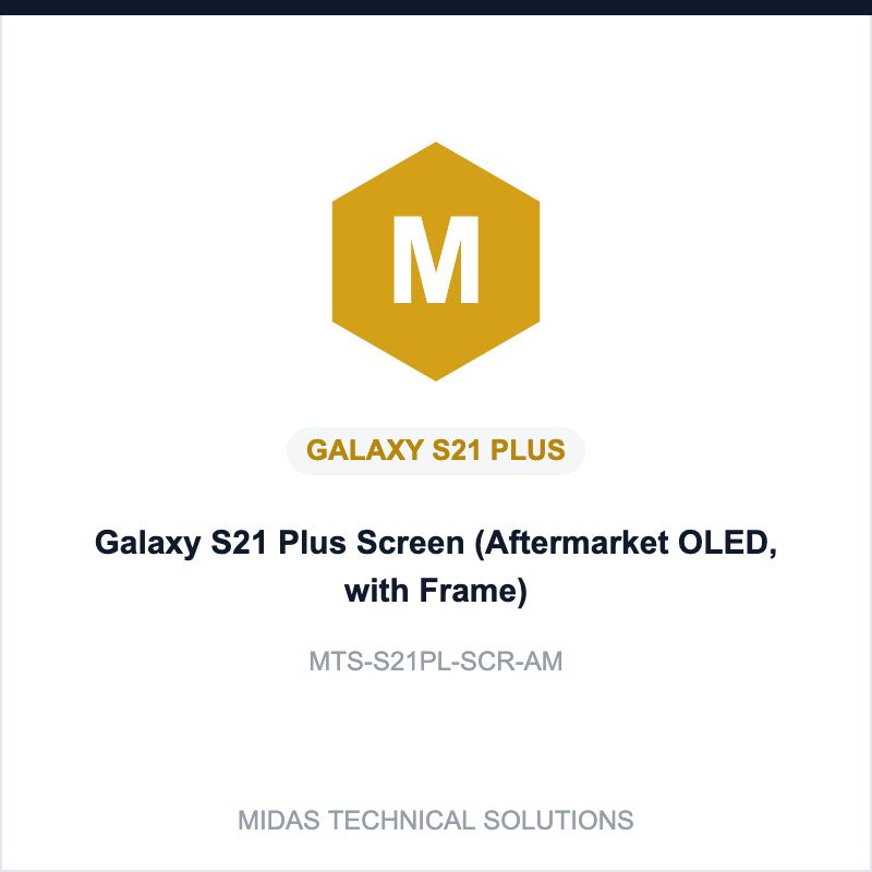 Galaxy S21 Plus Screen (Aftermarket OLED, with Frame)