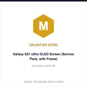 Galaxy S21 Ultra OLED Screen (Service Pack, with Frame)