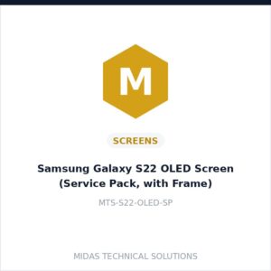 Samsung Galaxy S22 OLED Screen (Service Pack, with Frame)
