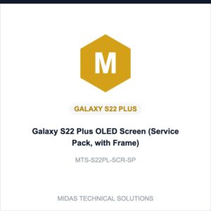 Galaxy S22 Plus OLED Screen (Service Pack, with Frame)