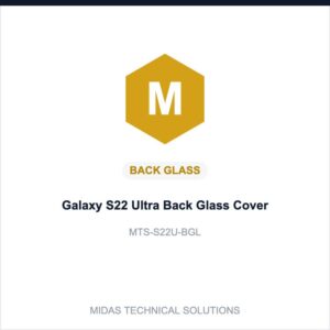 Galaxy S22 Ultra Back Glass Cover