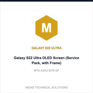 Galaxy S22 Ultra OLED Screen (Service Pack, with Frame)