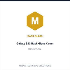 Galaxy S23 Back Glass Cover