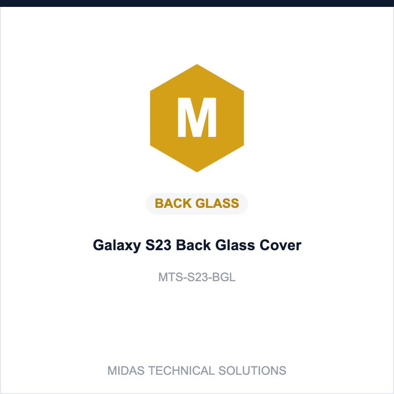 Galaxy S23 Back Glass Cover