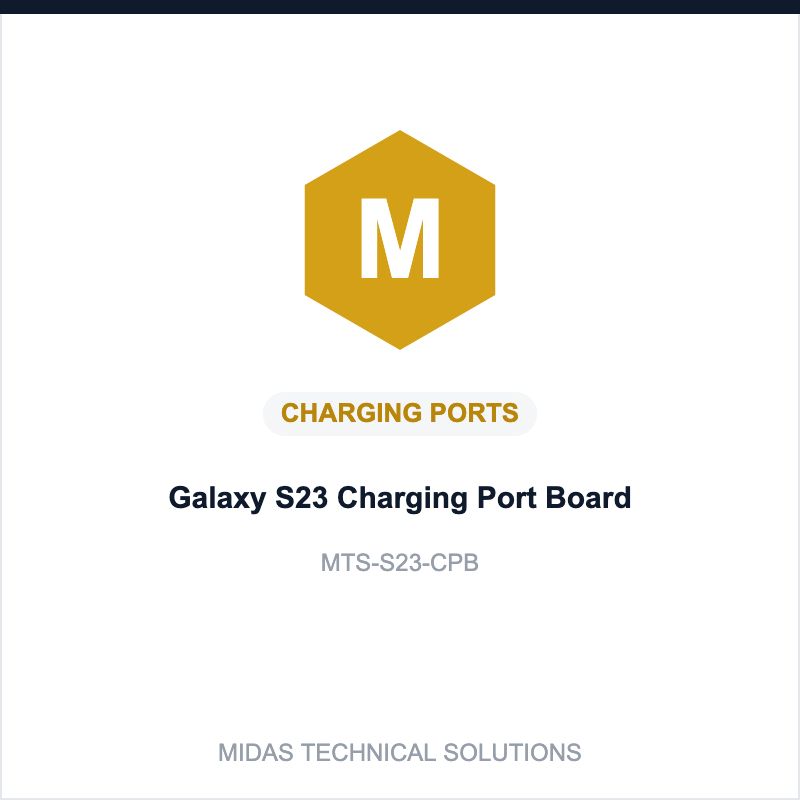 Galaxy S23 Charging Port Board