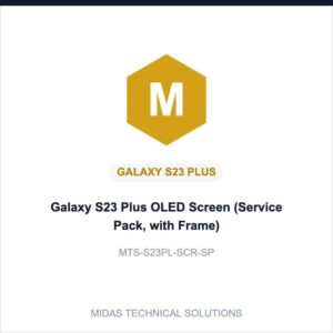 Galaxy S23 Plus OLED Screen (Service Pack, with Frame)
