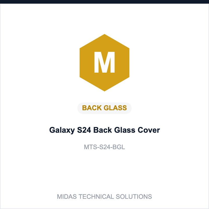 Galaxy S24 Back Glass Cover