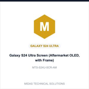 Galaxy S24 Ultra Screen (Aftermarket OLED, with Frame)