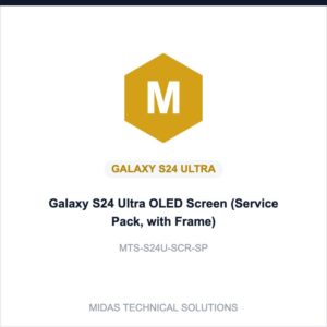 Galaxy S24 Ultra OLED Screen (Service Pack, with Frame)