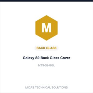 Galaxy S9 Back Glass Cover