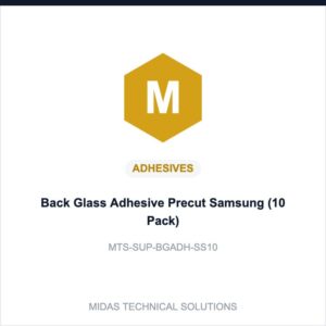 Back Glass Adhesive Precut Samsung (10 Pack)