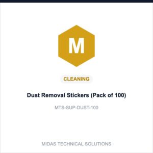Dust Removal Stickers (Pack of 100)