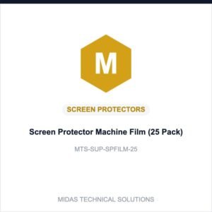Midas Technical Solutions product card for Screen Protector Machine Film (25 Pack), SKU MTS-SUP-SPFILM-25