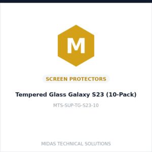 Tempered Glass Galaxy S23 (10-Pack)