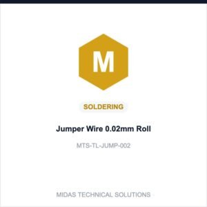 Midas Technical Solutions product card for Jumper Wire 0.02mm Roll, SKU MTS-TL-JUMP-002