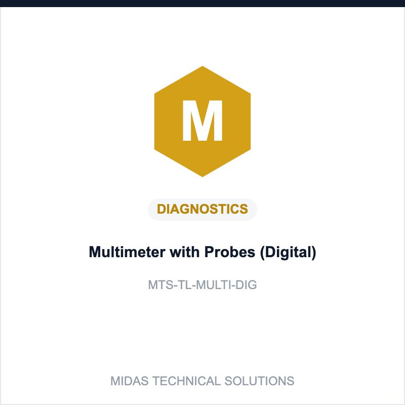 Multimeter with Probes (Digital)