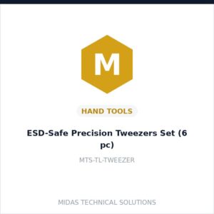 ESD-Safe Precision Tweezers Set (6 pc)